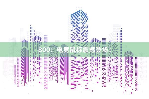 800：电竞鼠标震撼登场！